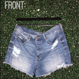 American Eagle Distressed Jean Shorts